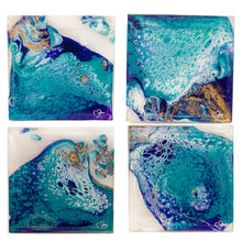 Load image into Gallery viewer, Aqua Splash Reversible Coaster Set
