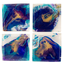Load image into Gallery viewer, Aqua Splash Reversible Coaster Set
